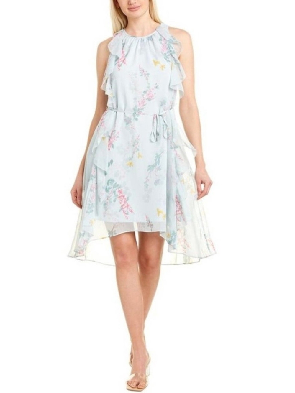 Ted Baker Pariz Sorbet Floral High Low Dress - Picture 2 of 14